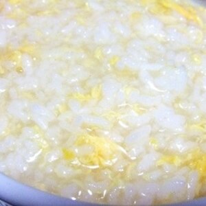 おかゆ「卵粥♪」朝食夜食やダイエットにも☆